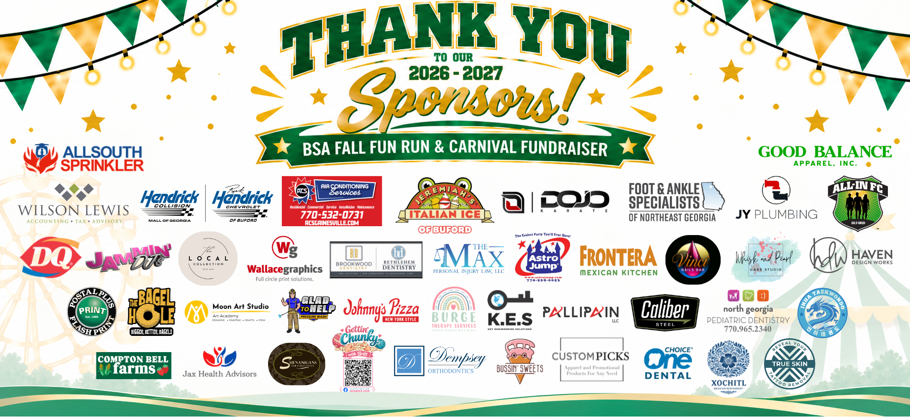 Fall Fun Run Sponsors