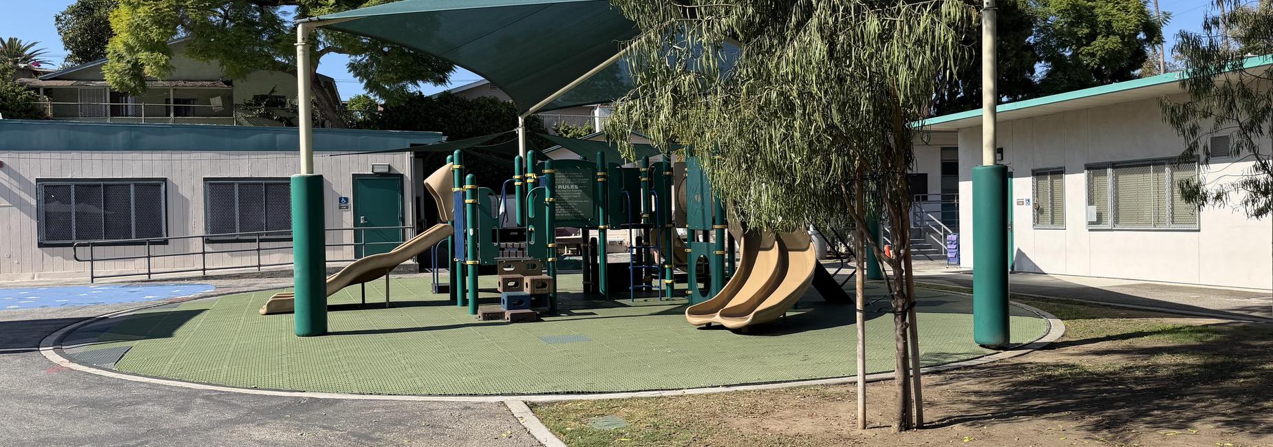 Shaded Play Structure for Climbing, Exploration and Discovery!