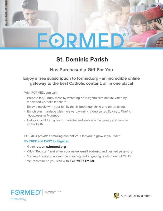 Saint Dominic Has Purchased a Gift For You Featured Photo