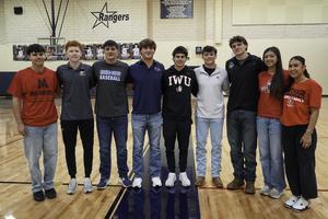 Smithson Valley High School athletes signing Feb. 4, 2026