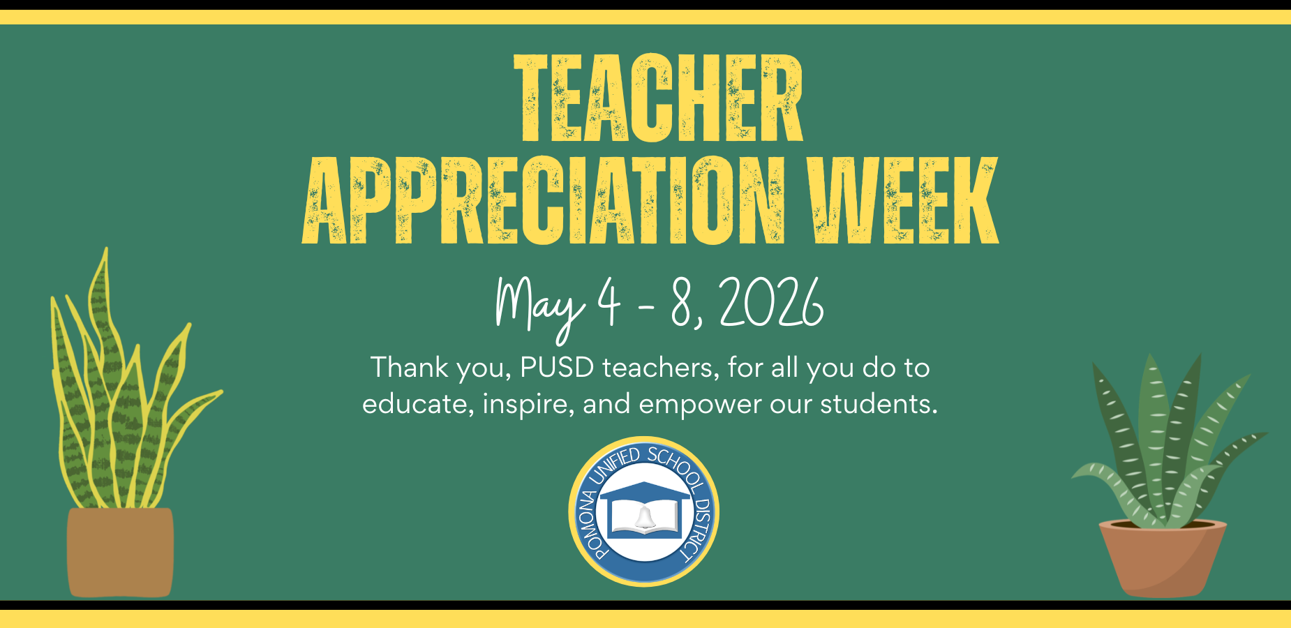 Teacher Appreciation Week shuffle banner