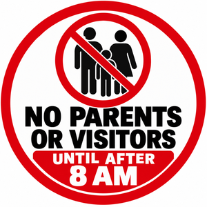 no visitors 8