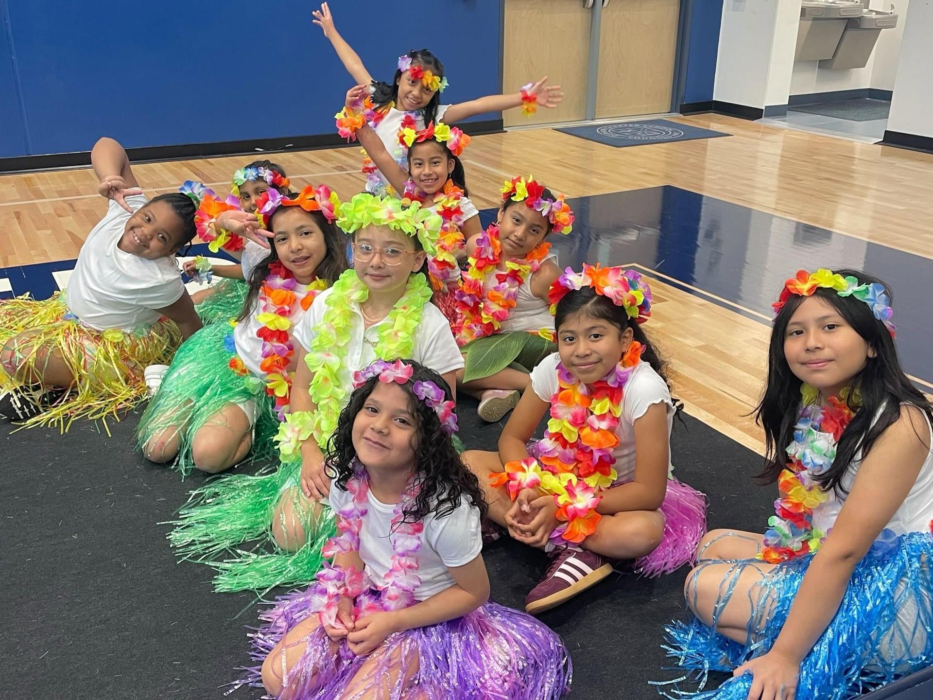 kids in dance costumes