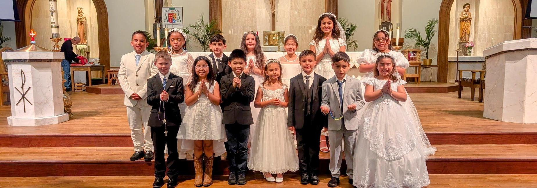 2nd grade First Holy Communion May 9, 2026