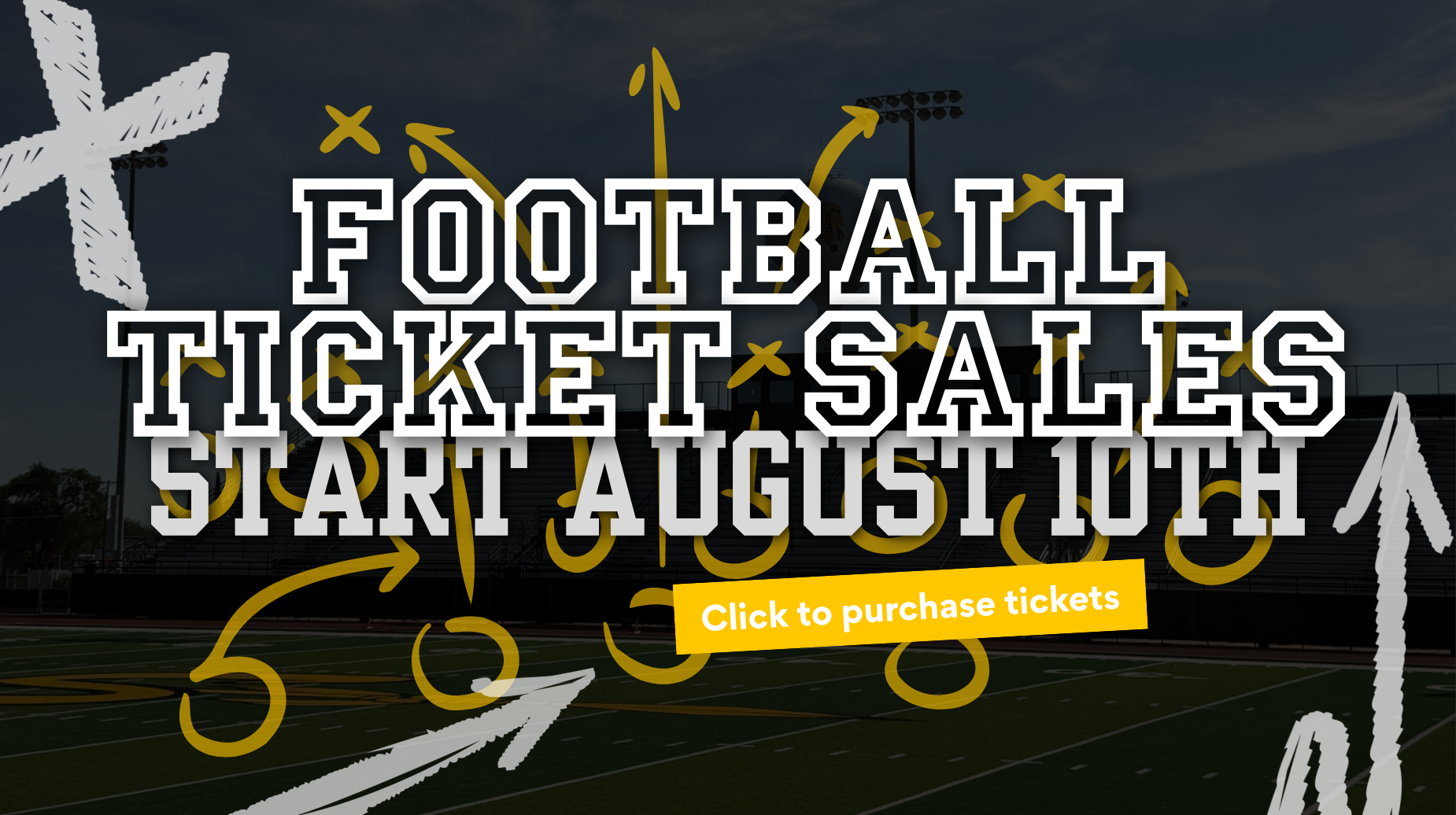 Football ticket sales begin on August 10, 2026