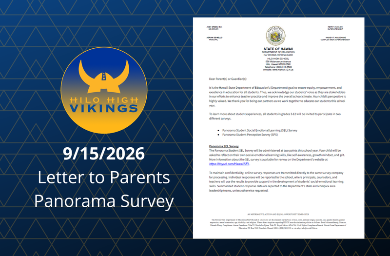 Panorama Survey for SY 26-27 Featured Photo