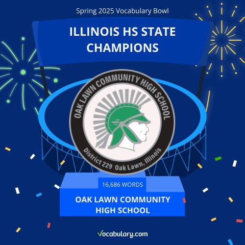 Vocabulary Bowl Champion Logo