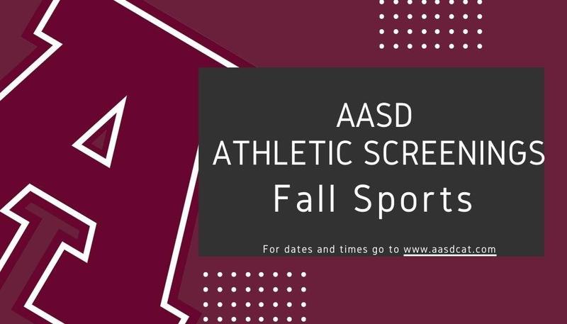 Fall Athletic Screenings
