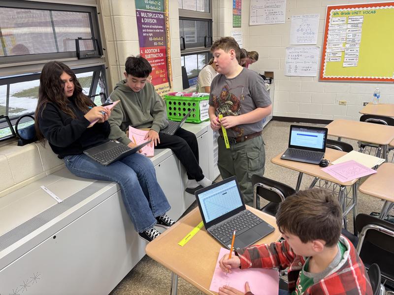 Sixth graders use math skills to crack the case