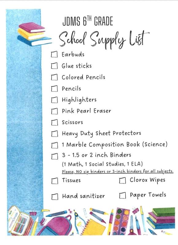 supply list