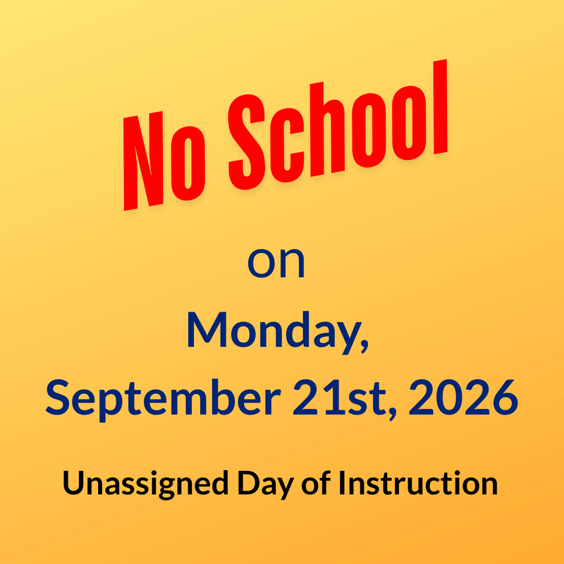 Unassigned Day - No School Thumbnail Image