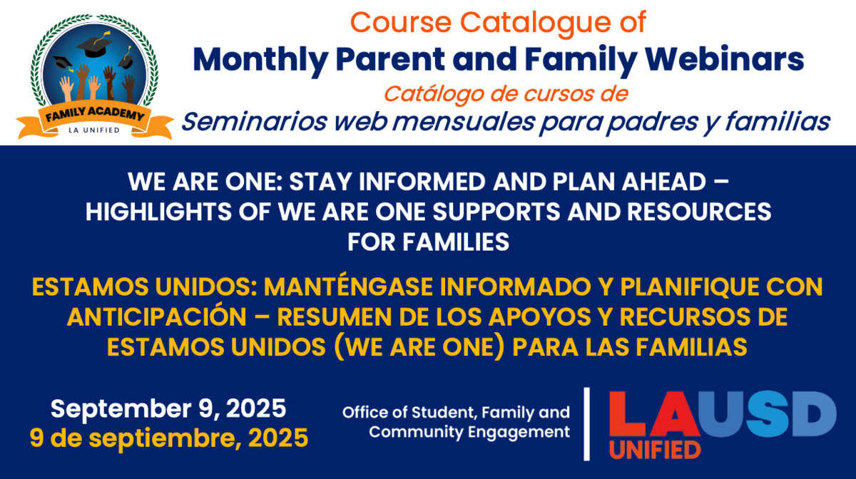 We Are One Stay Informed