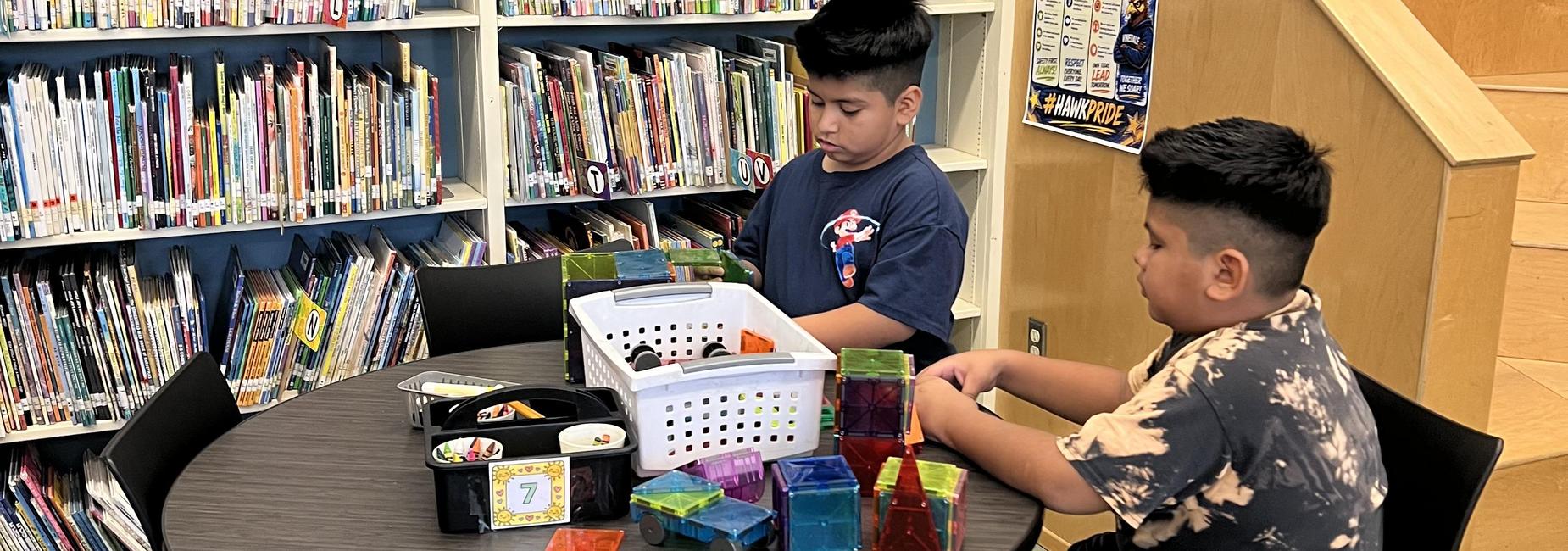 Library at lunch