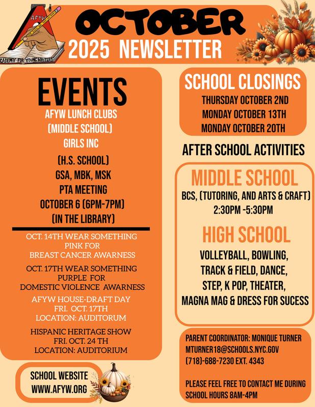 October 2025 Newsletter