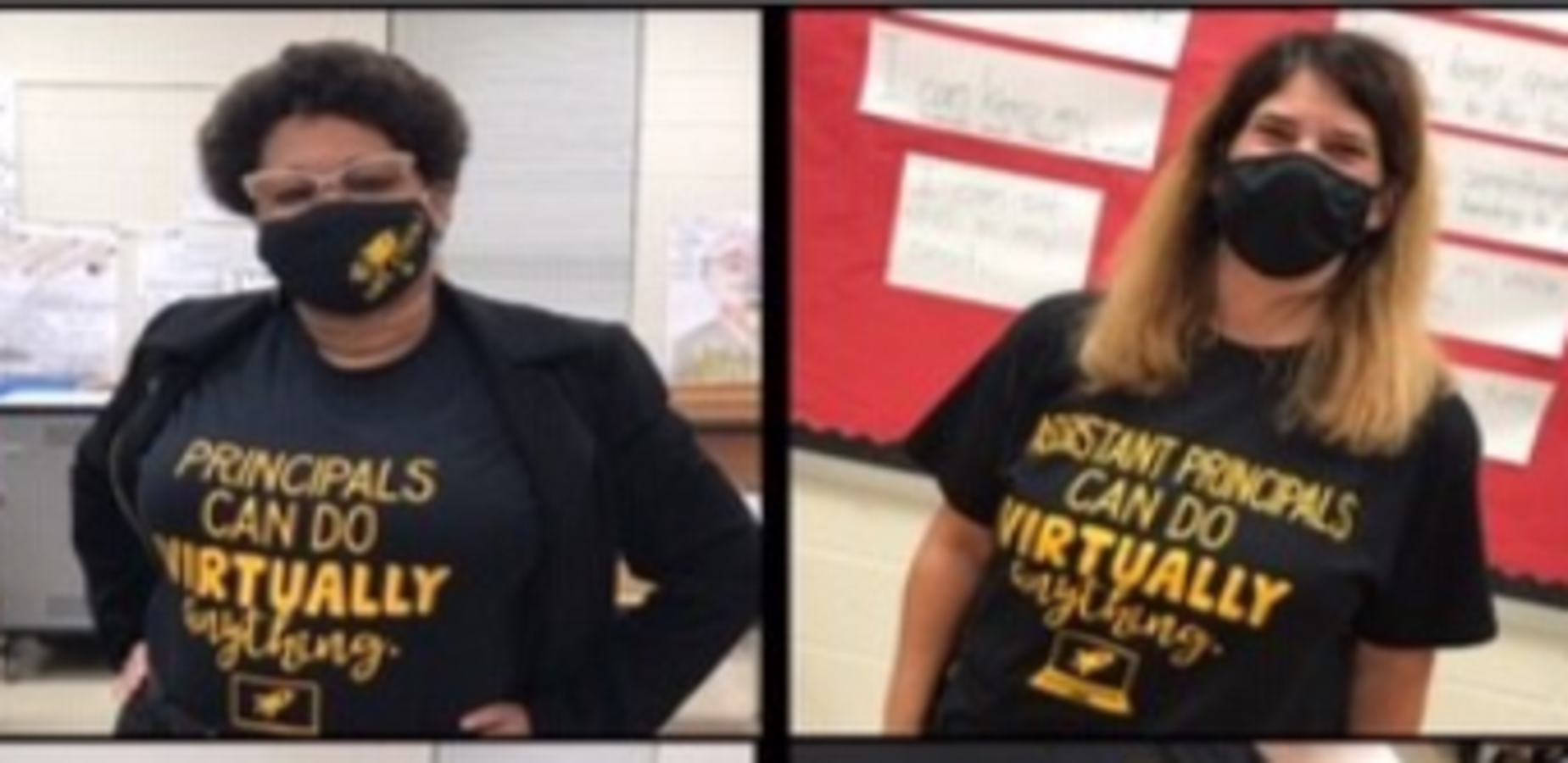 Staff Wearing Virtual Gear to Support Remote Learning