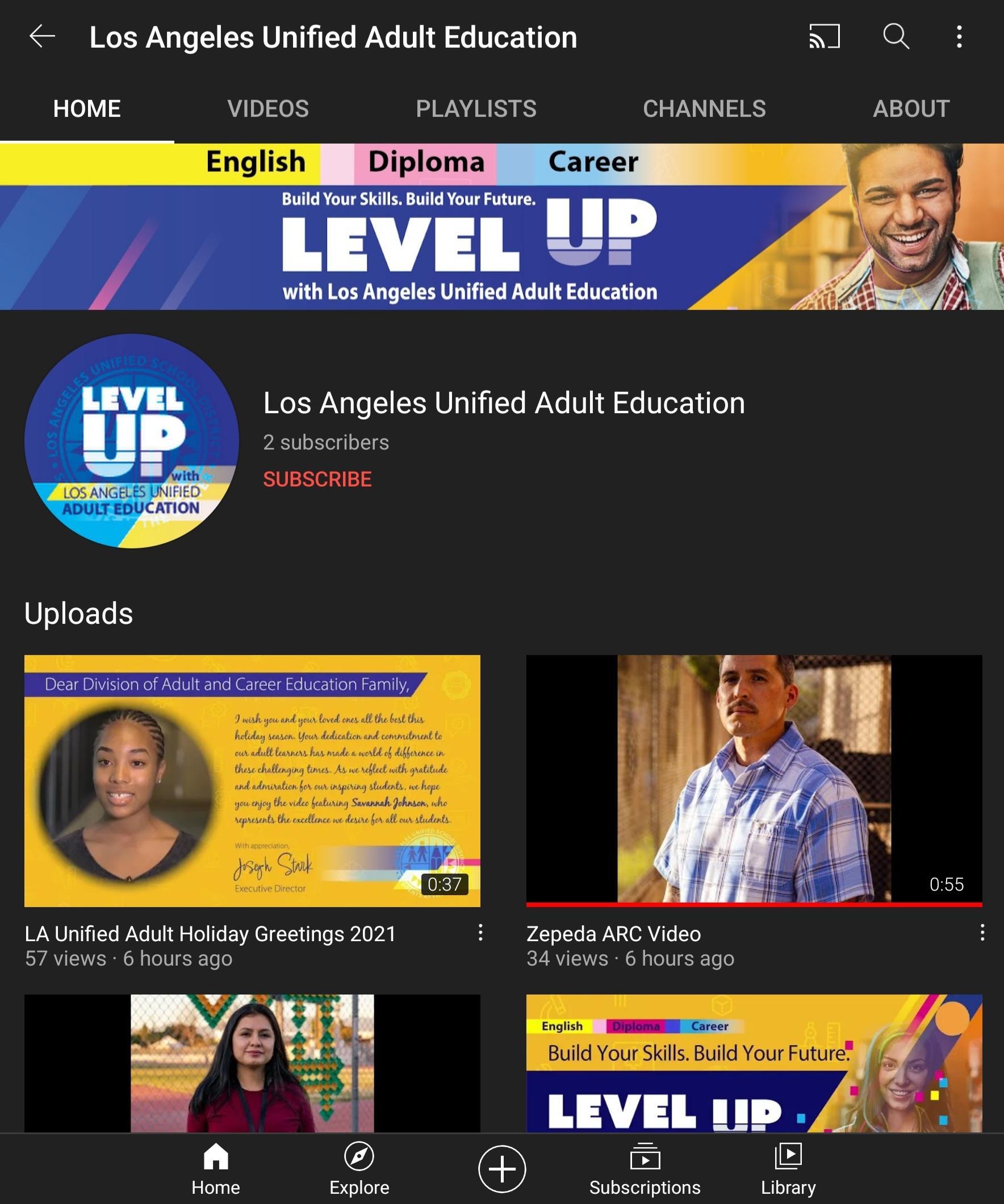 LA Unified s Division Of Adult And Career Education