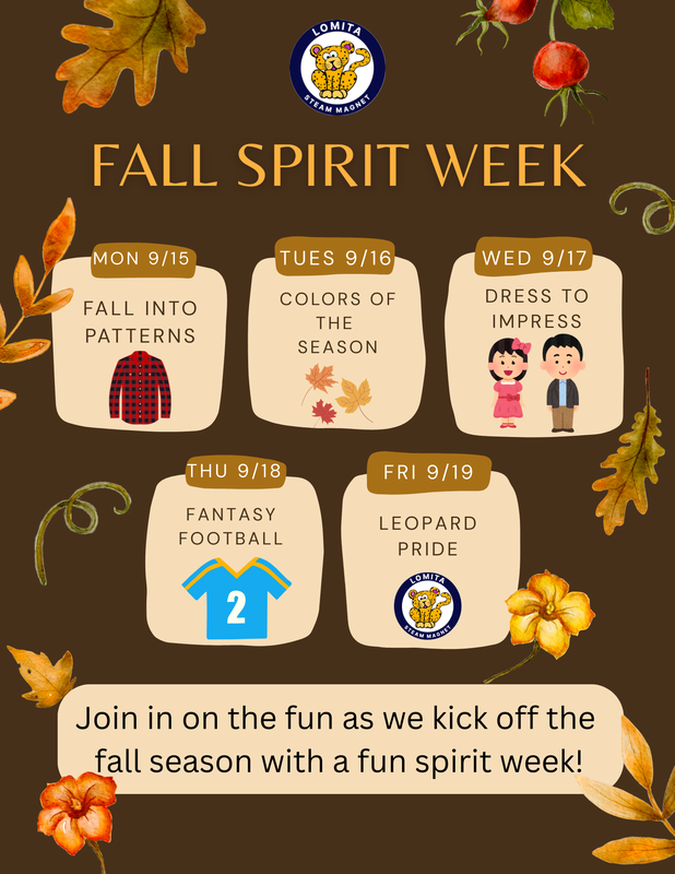 Fall Spirit Week English