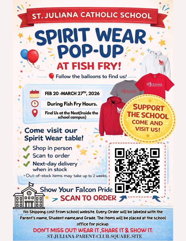 Spirit Wear Pop-Up Featured Photo