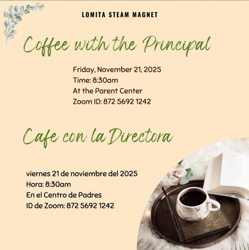Coffee with the Principal 11-21-25