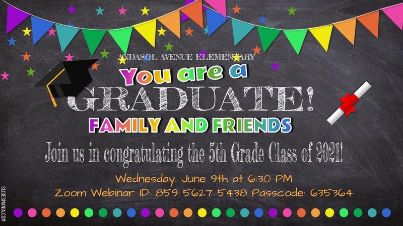 5th Grade Virtual Graduation