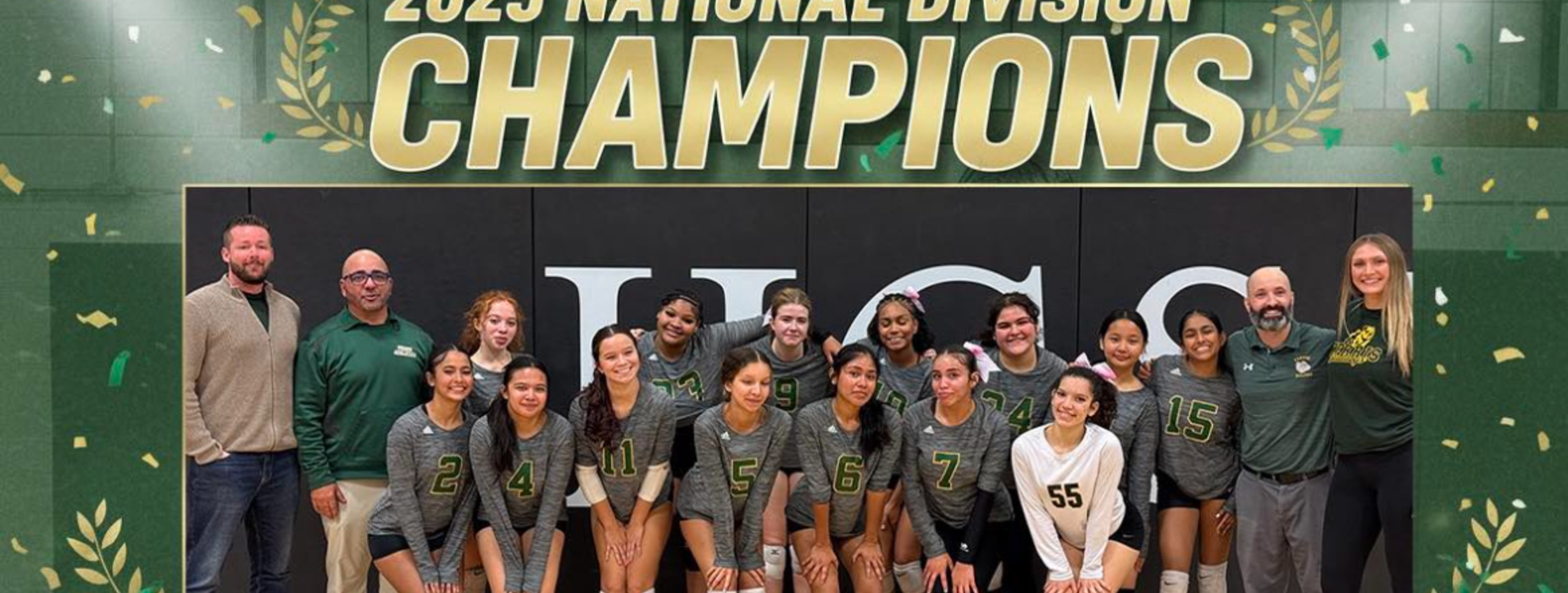 Girls Volleyball 2025 National Division Champions