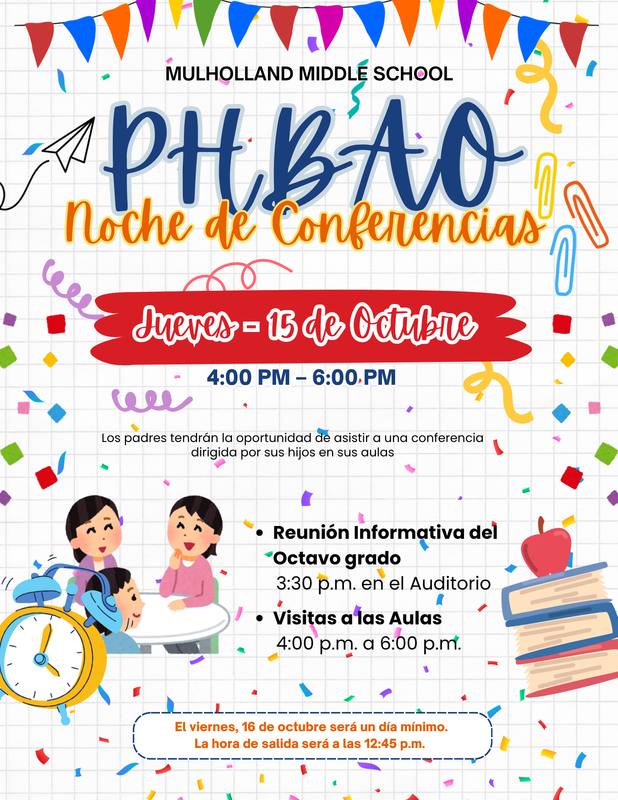 Parent Conferences - Spanish
