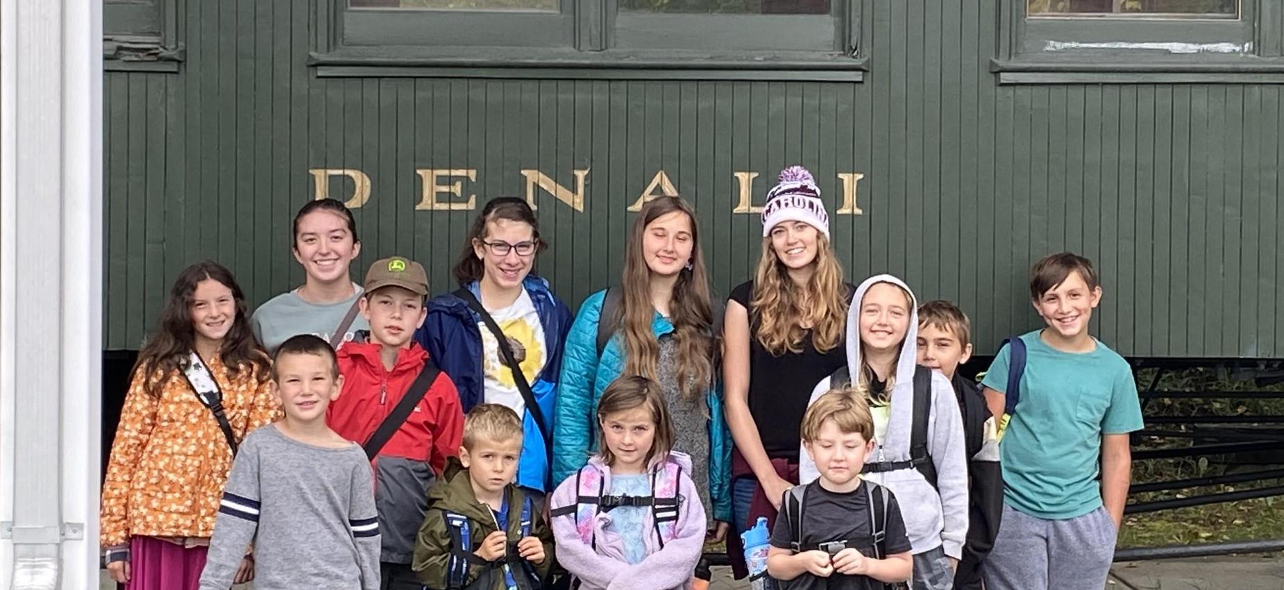 AHS students on a field trip.