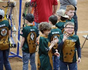 archery tournament action