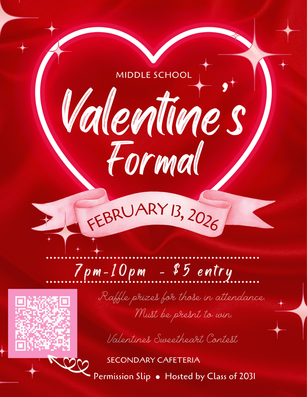 LMS Valentines Dance 2/14 7pm-10pm