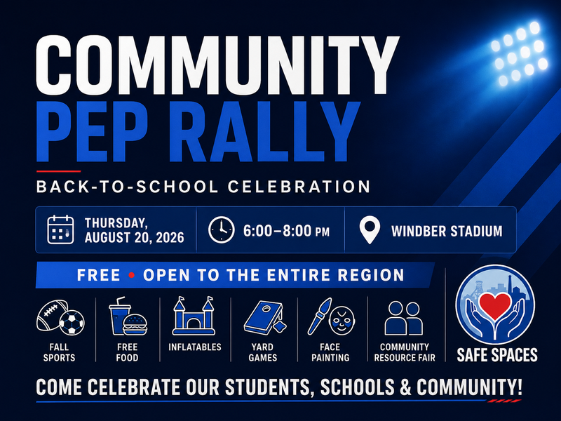 Community Pep Rally Graphic