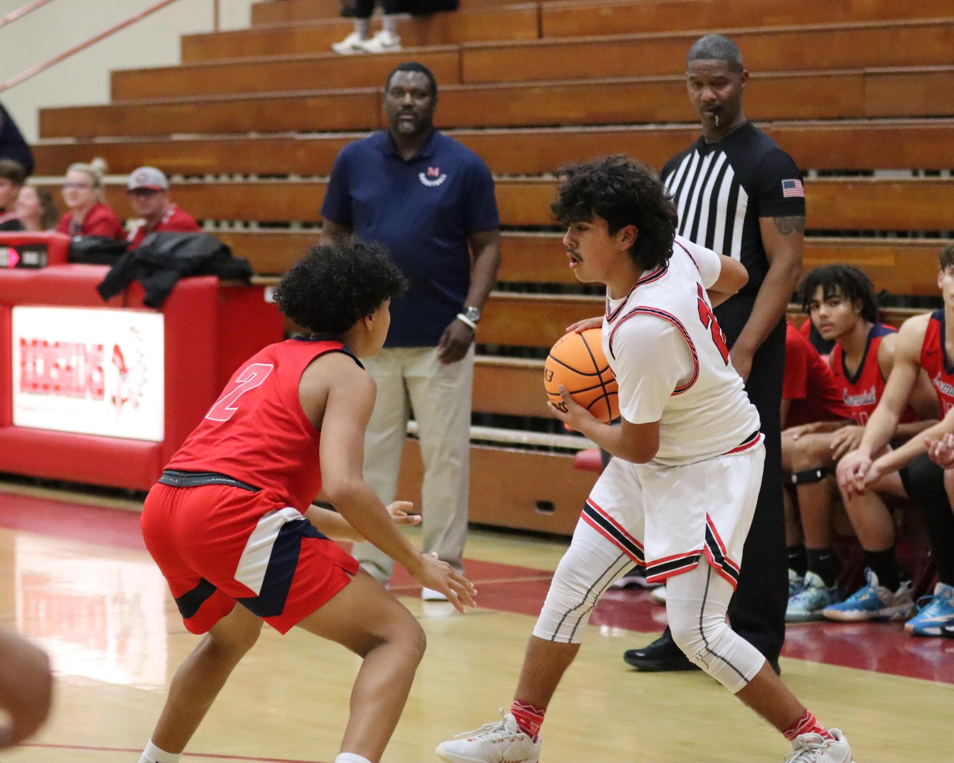 Junior Varisty boys playing against san joaquin memorial