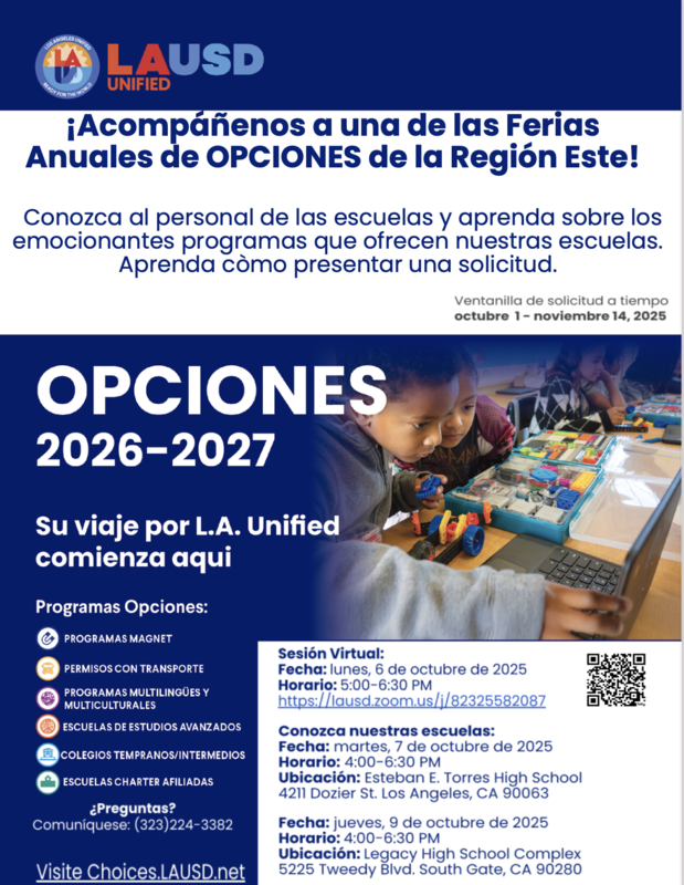 Opciones 2026-2027