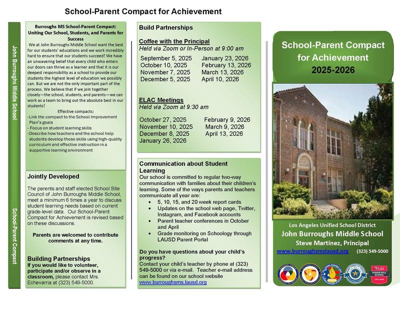 2025-2026 School Parent Compact