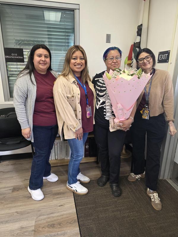 Ms. Mendez with Counselors