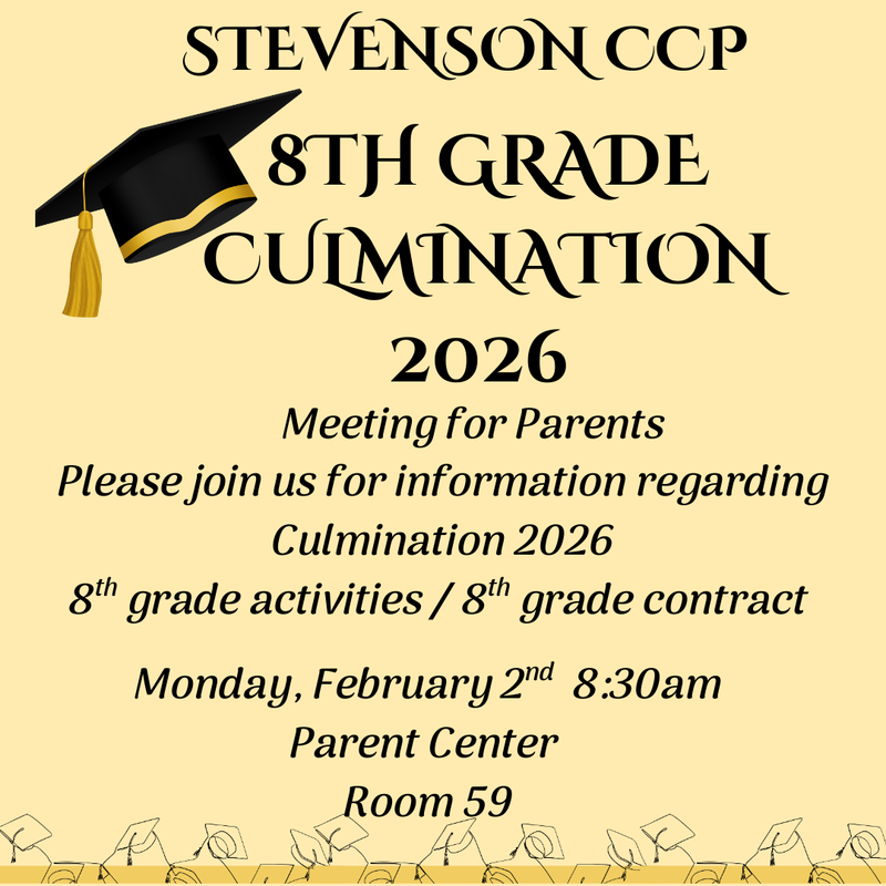 8th grade Culmination