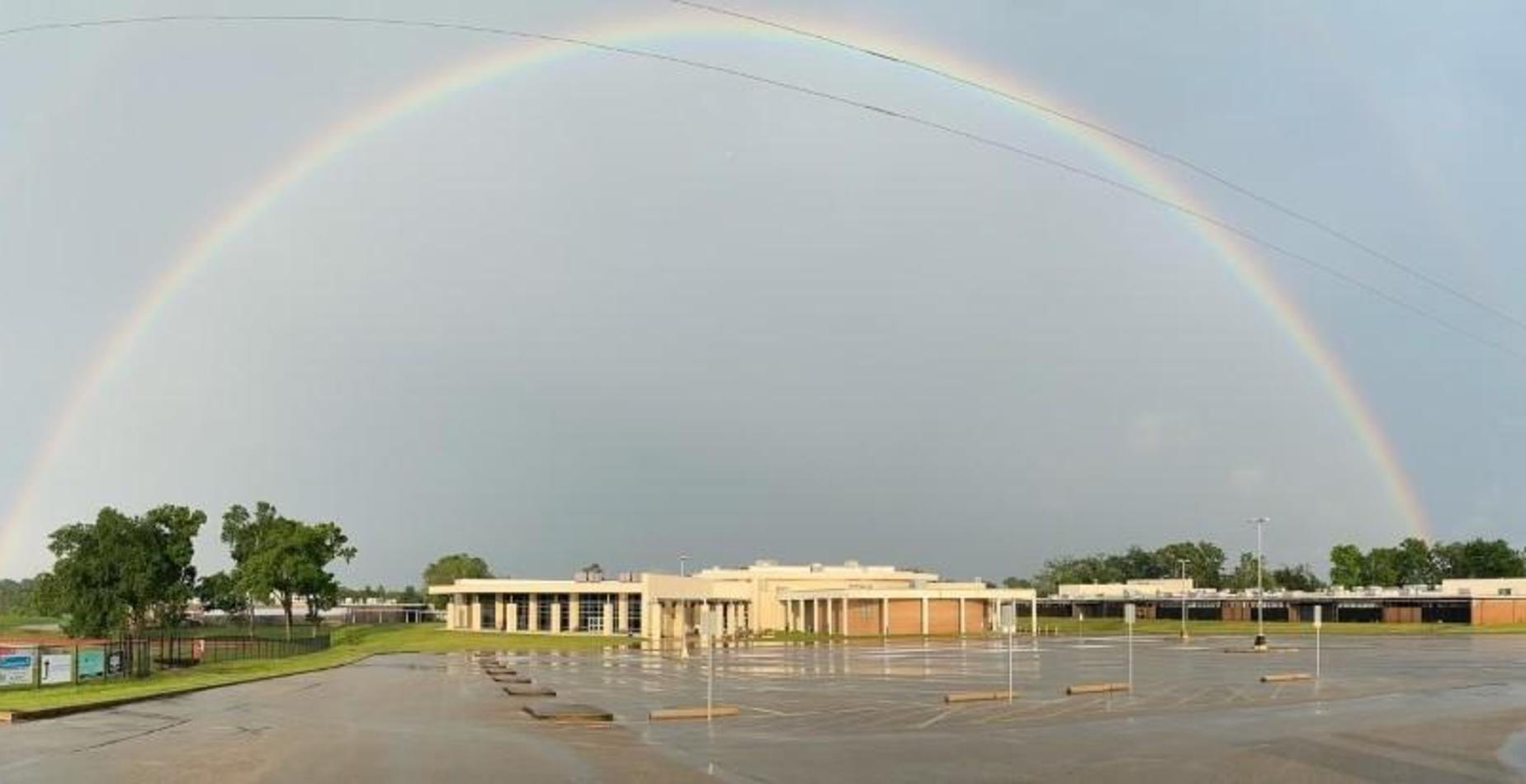 rainbow over jhs