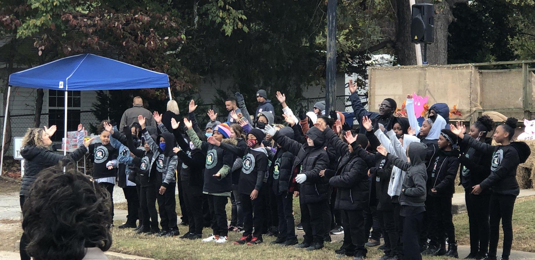 Geiger Tiger Tunes shined bright during their performance at Pig on the Ridge Festival.