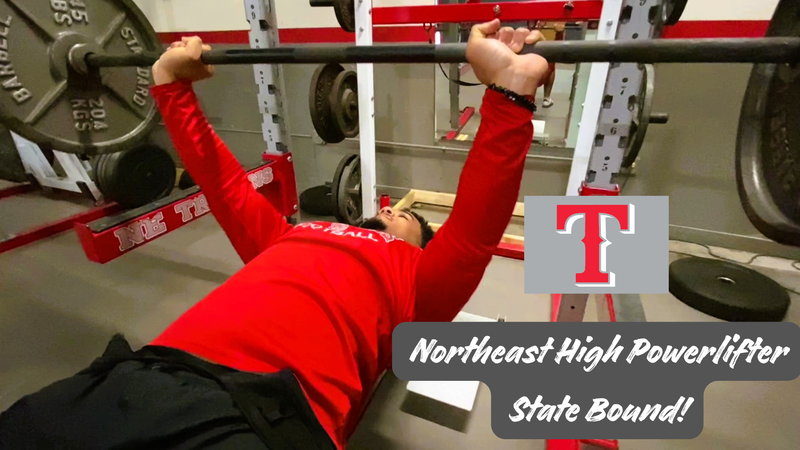 Northeast High School Powerlifter, Maddox Daughtery, Heading to the State Championship Competition