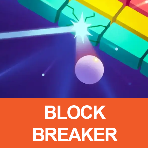 Google Games image of ball breaking block