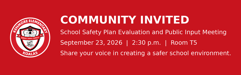 Community Input Meeting Announcement