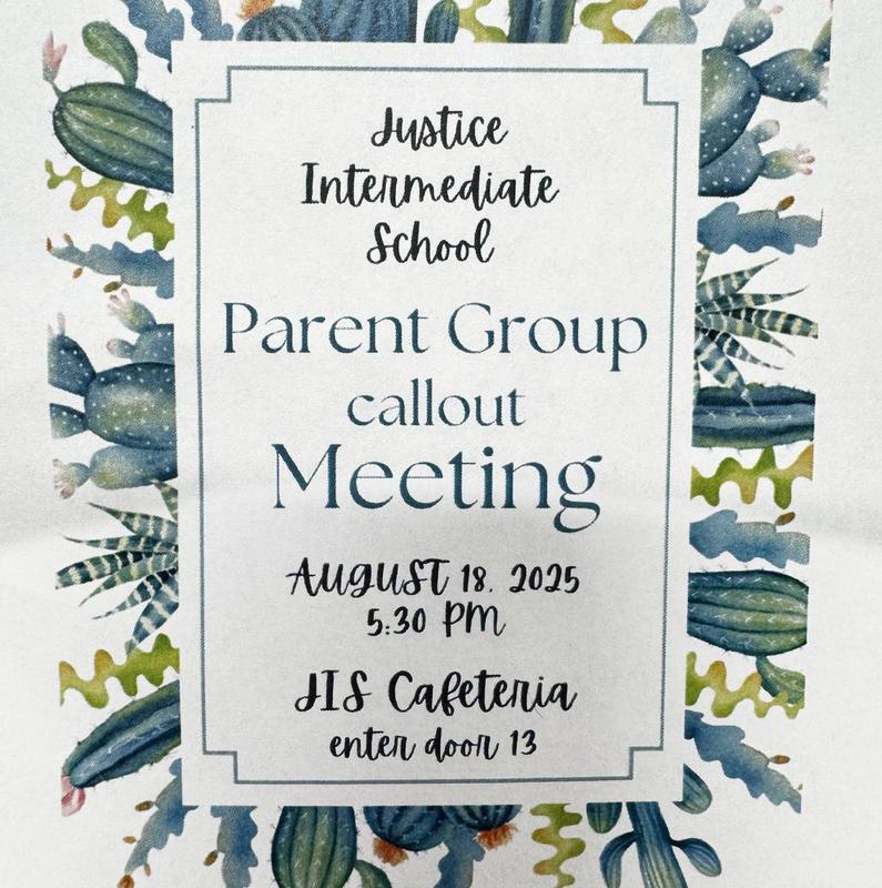 promo graphic - JIS parent meeting August 2025