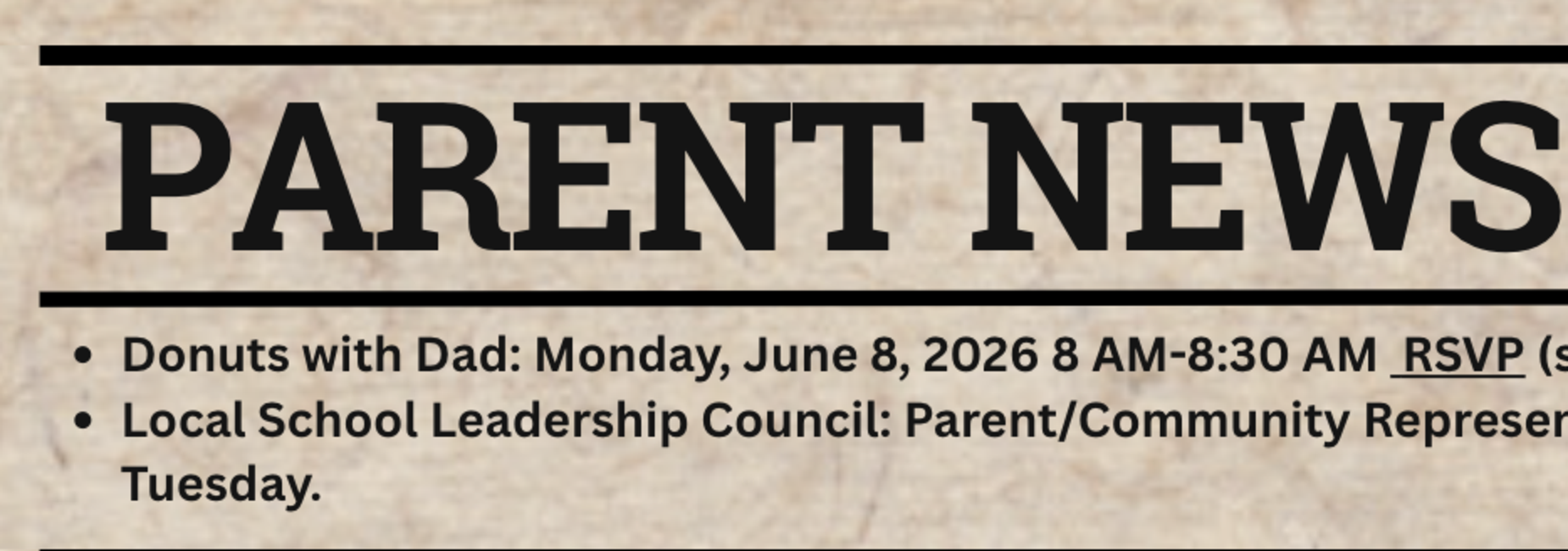 Parent News