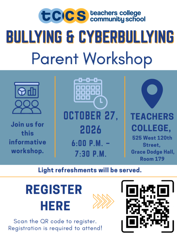 Parent Workshop Flyer