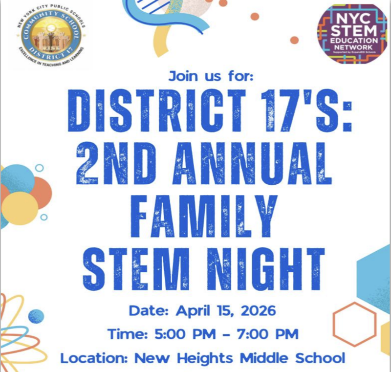 D17 Family STEM Night Featured Photo
