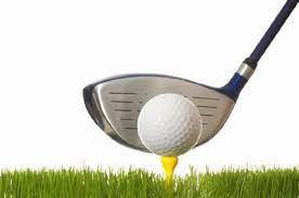 Clip art of golf ball on peg