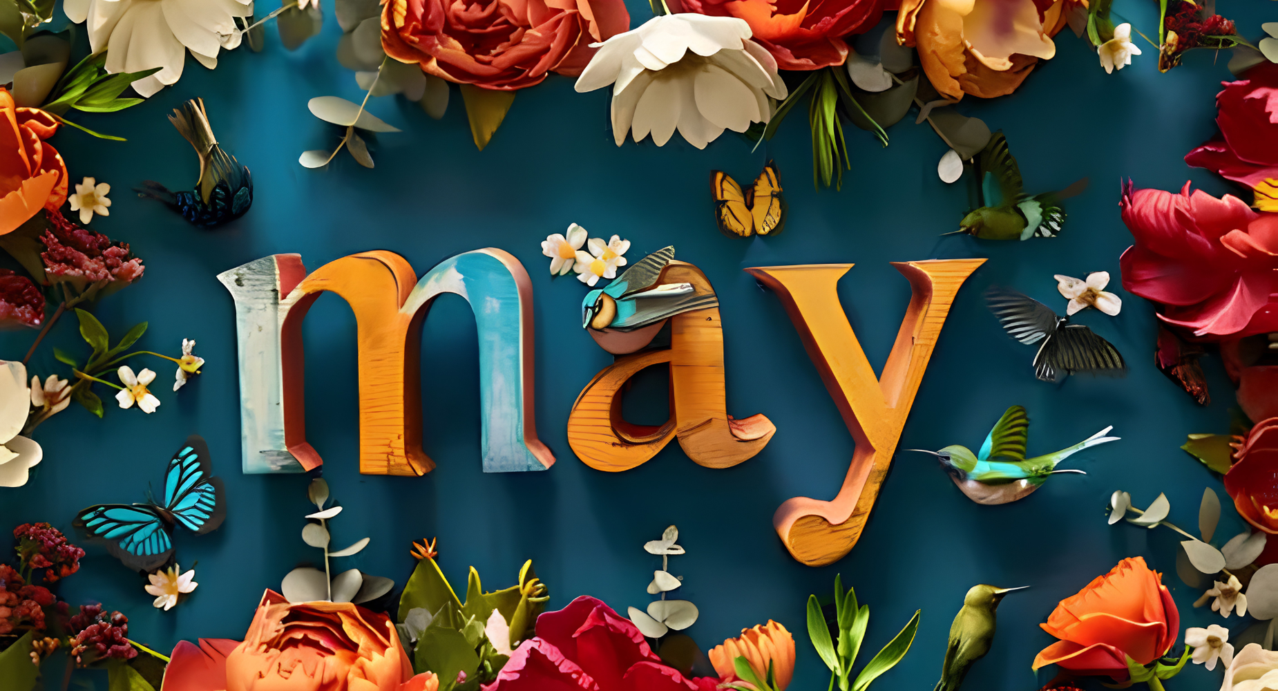 May with flowers