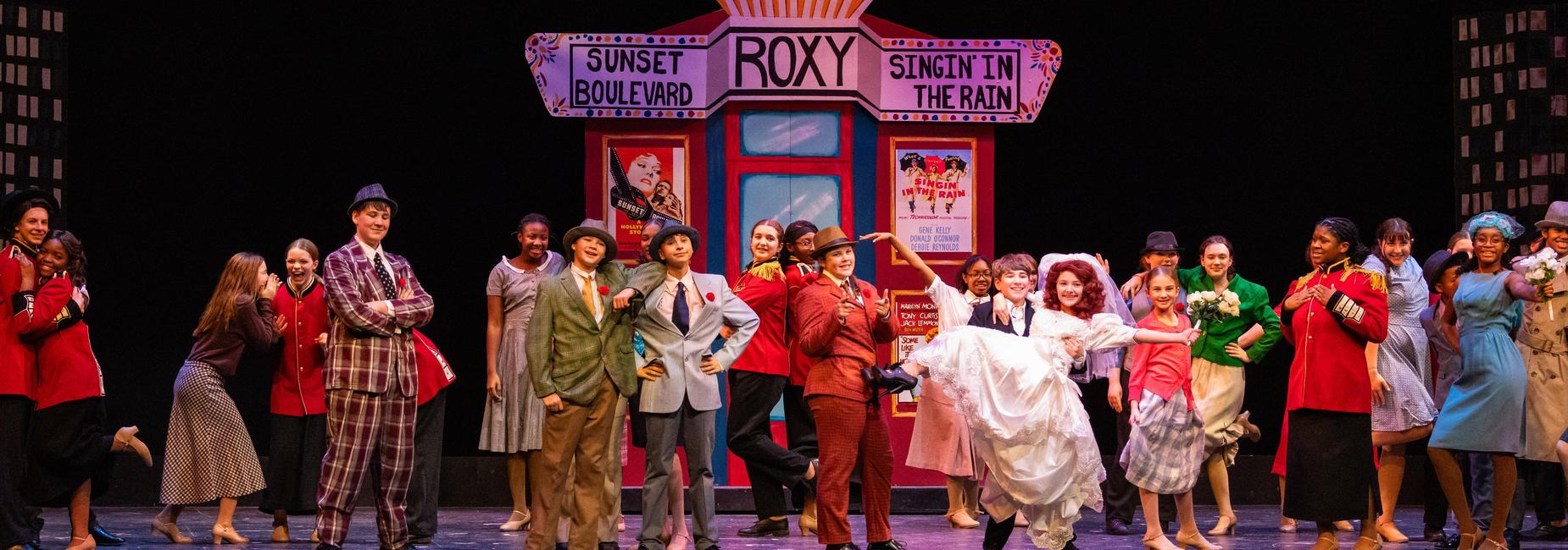 The cast of guys and dolls