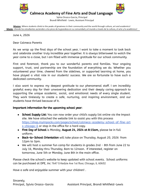 English Letter