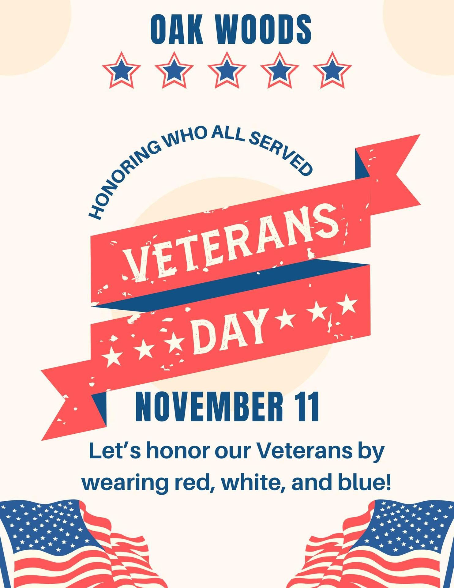 OWS Veterans Day Program Flyer
