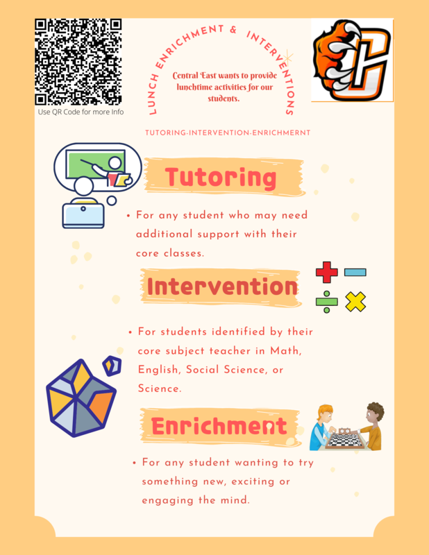Lunch Enrichment and Intervention Flyer